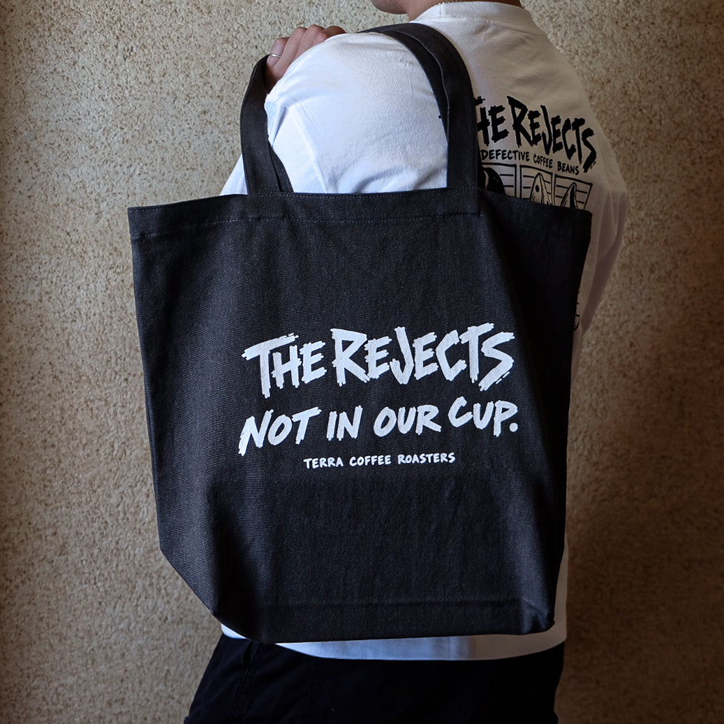 THE REJECTS NOT IN OUR CUP トートバッグ