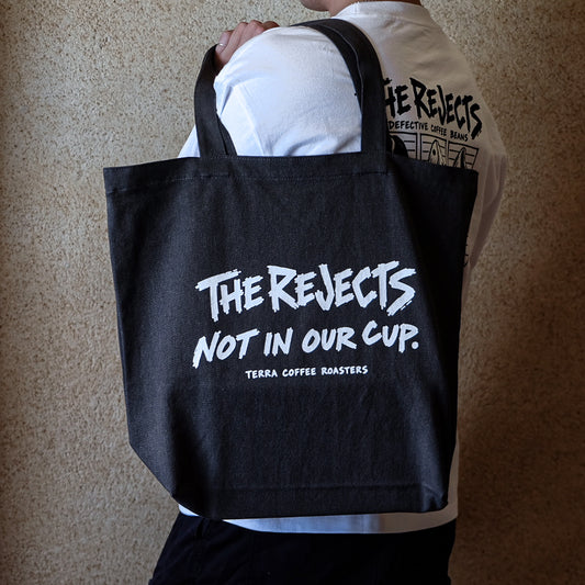THE REJECTS NOT IN OUR CUP トートバッグ
